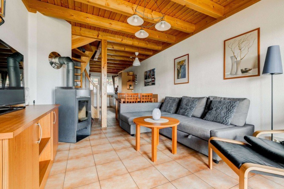 Wohnzimmer Reihenmittelhaus Rheinsberg