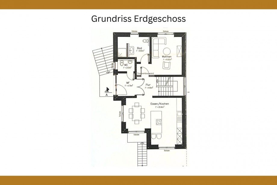 Grundriss Erdgeschoss Einfamilienhaus Wunstorf