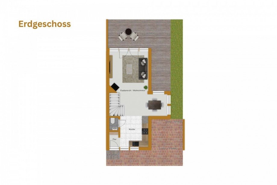 Grundriss EG Haus Rheinsberg