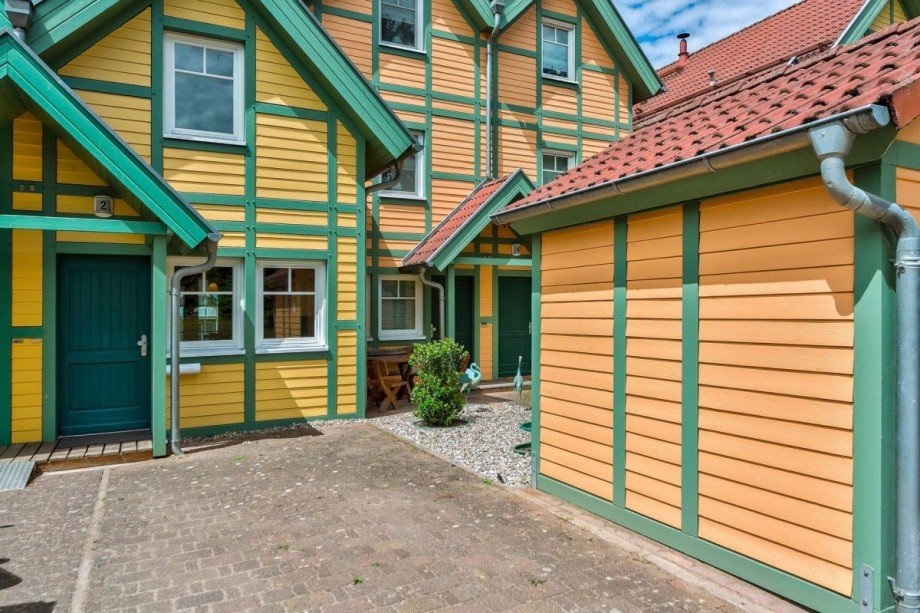 Eingangsbereich Reihenmittelhaus Rheinsberg