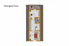 Grundriss Maritimes Ferienhaus am Wasser mit eigenem Bootsanleger im Hafendorf Rheinsberg