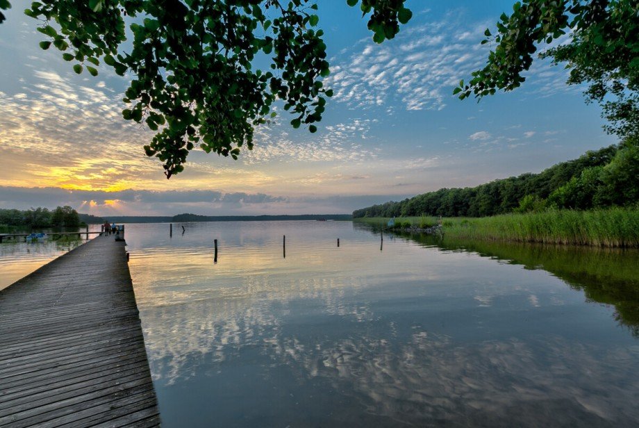 Abendstimmung am Rheinsberger See Ferienhaus Rheinsberg