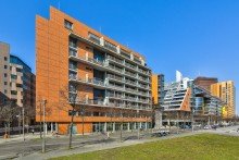 Au�enansicht der Wohnanlage POTSDAMER PLATZ: Bezugsfreie 2-Zimmer-Eigentumswohnung in Toplage