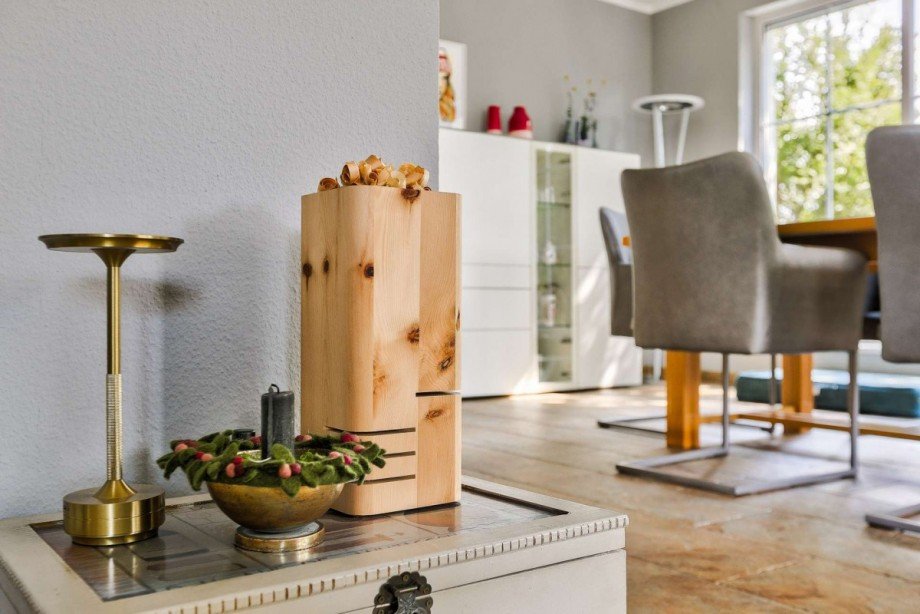 Dekoration im Wohnzimmer Einfamilienhaus Bernau bei Berlin