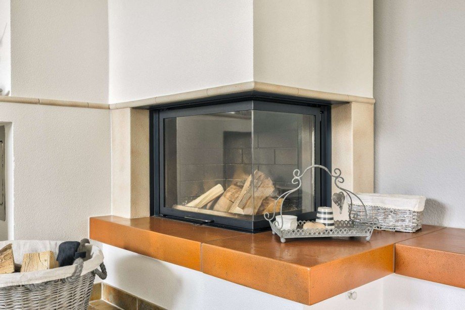 Kamin im Wohnbereich Einfamilienhaus Bernau bei Berlin