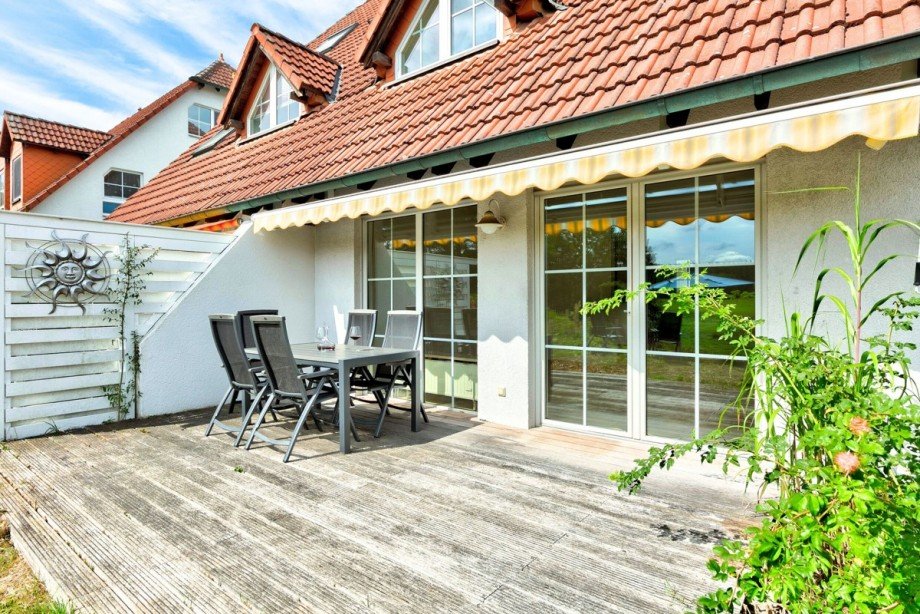 Terasse Doppelhaush�lfte Wandlitz