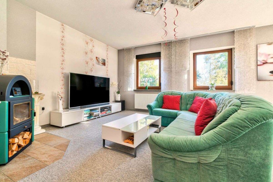Gemuhe Kamin- und TV-Ecke Einfamilienhaus M�llrose