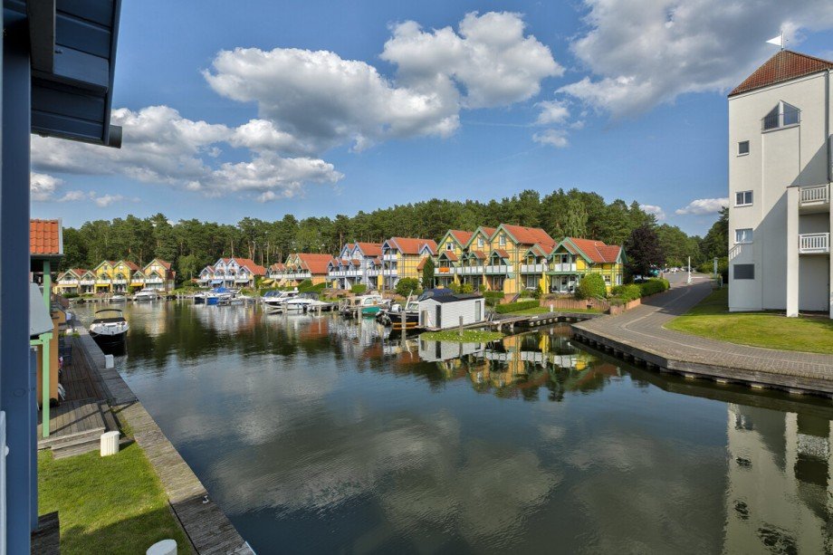 Blick aus dem Balkon Ferienhaus Rheinsberg