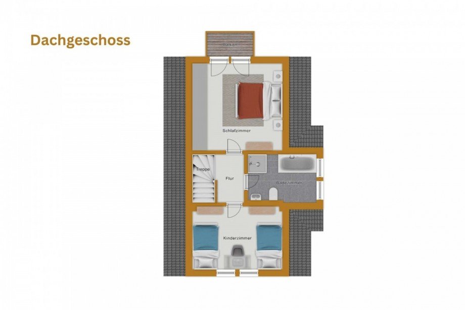 Grundriss DG Haus Rheinsberg