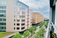 Blick vom Balkon Eigentumswohnung am Potsdamer Platz - provisionsfrei -
