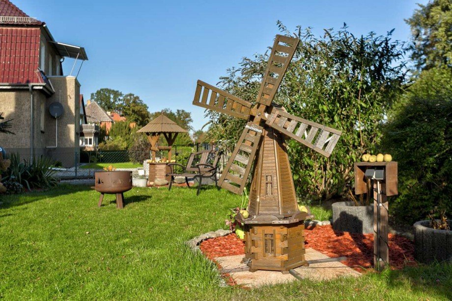 Gepflegter Gartenbereich mit liebevollen Details Einfamilienhaus M�llrose