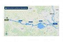 Bootsroute in die Berliner Wassergebiete Freizeitgrundst�ck f�r Wassersportler - ca. 100 Meter eigene Uferfront an der L�cknitz