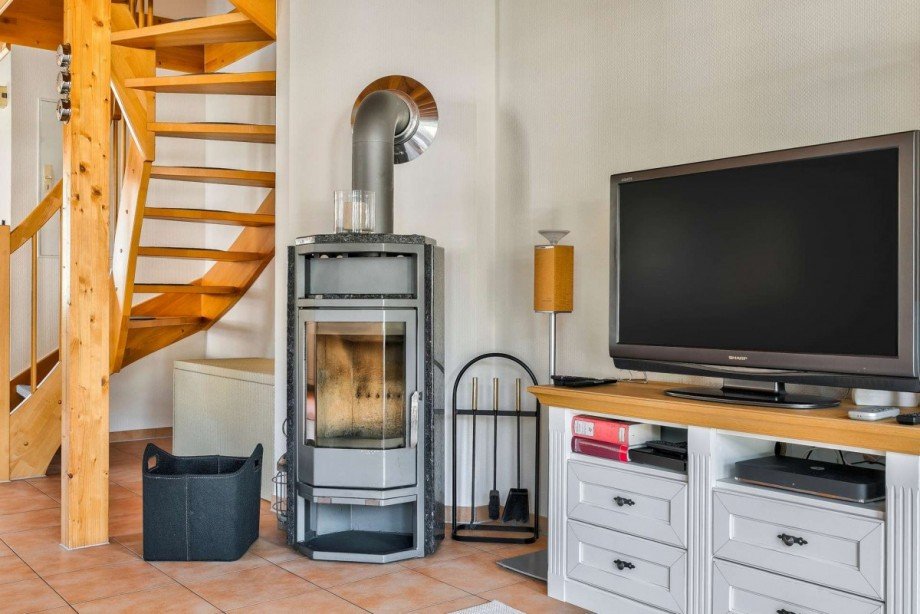 Kamin f�r gem�tliche Stunden an k�hlen Tagen Haus Rheinsberg