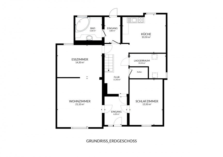 Grundriss_EG Einfamilienhaus Bad Belzig
