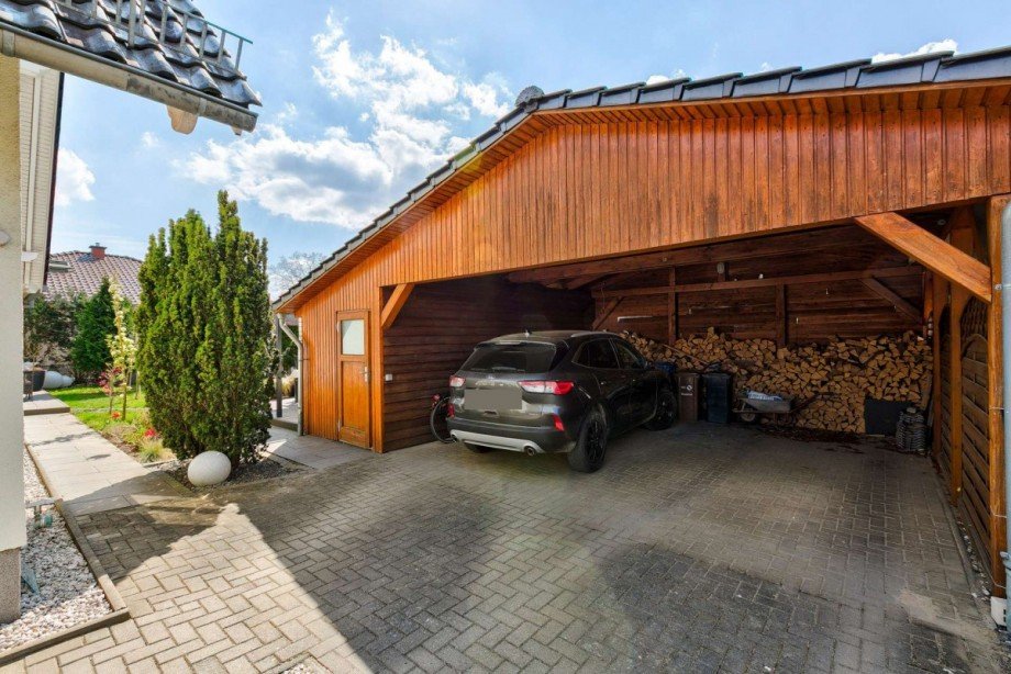 Doppel-Carport mit Abstellfl�che Einfamilienhaus Bernau bei Berlin
