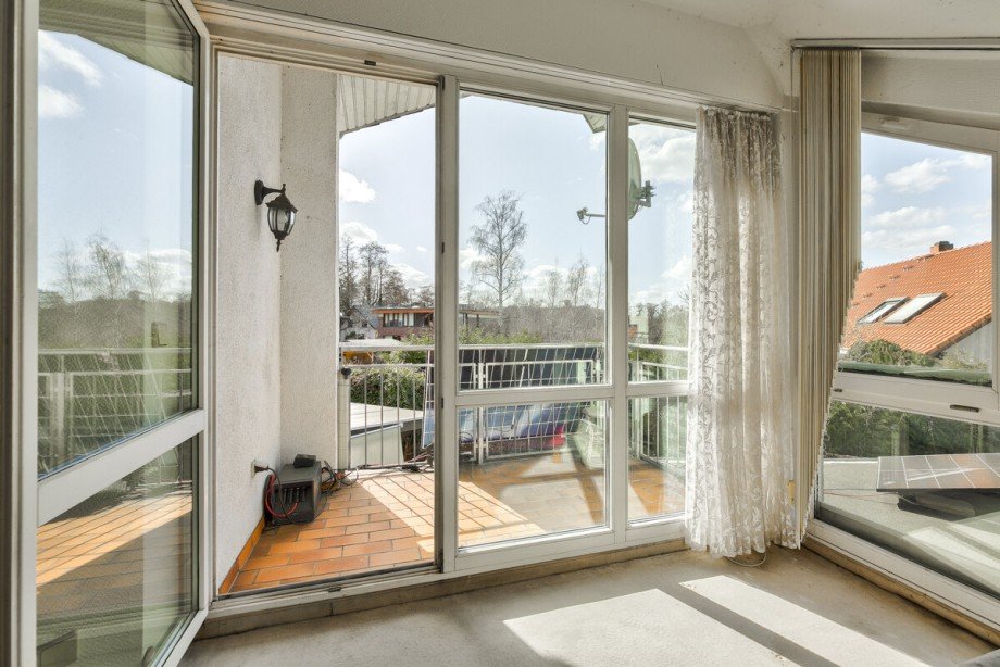 Schlafzimmer mit Balkonzugang Maisonettewohnung Berlin