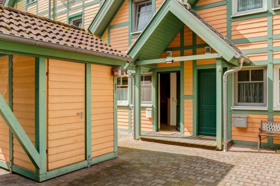 Hauseingang Reihenmittelhaus Rheinsberg