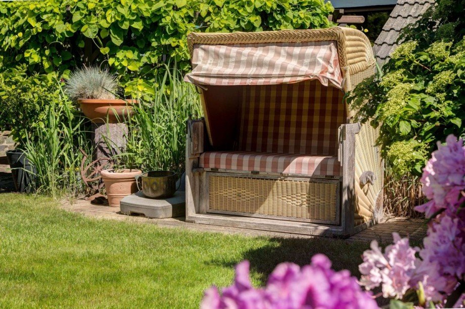 Gartenidylle mit Strandkorb Einfamilienhaus Bad Belzig